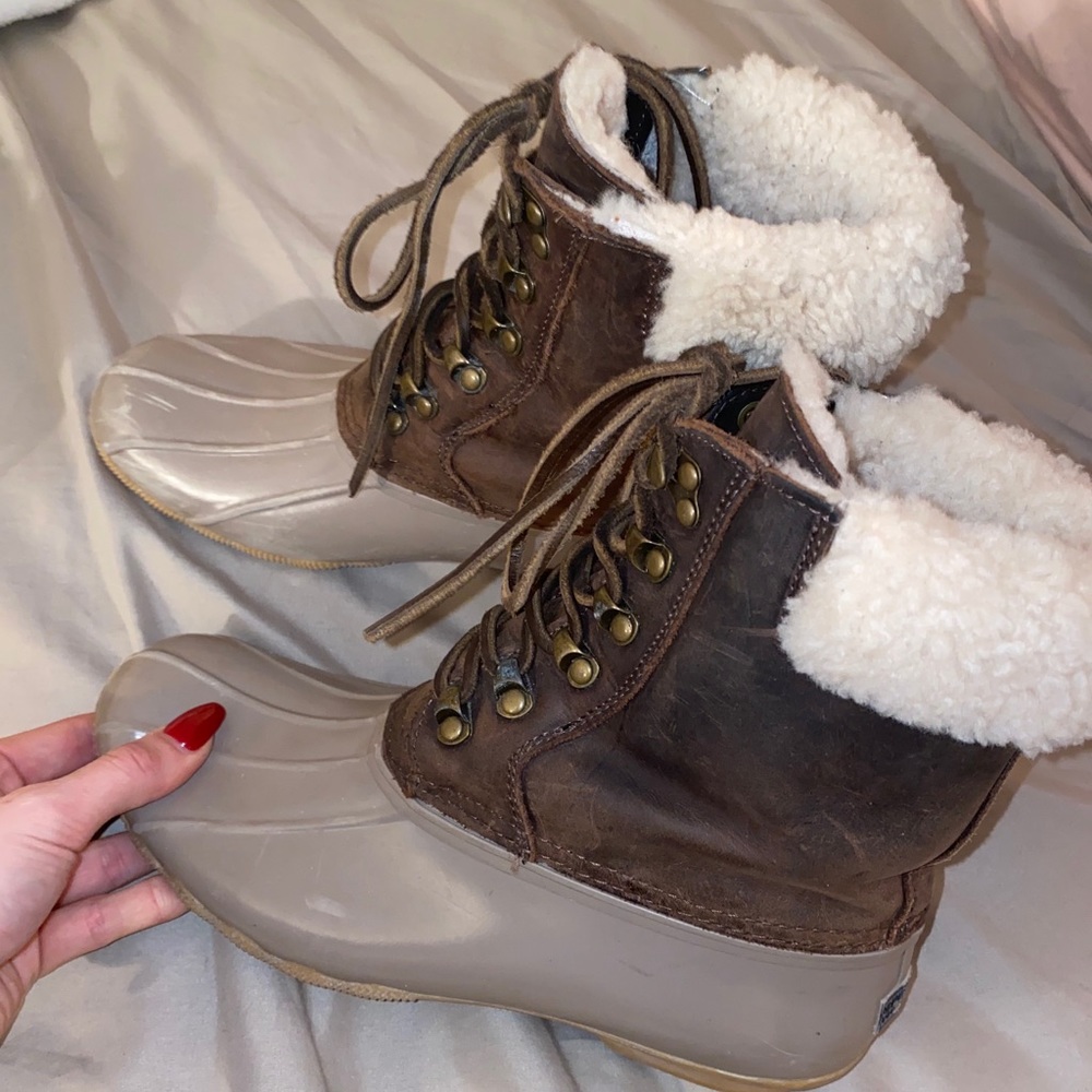 Women’s sperry topsider syren tall duck boot